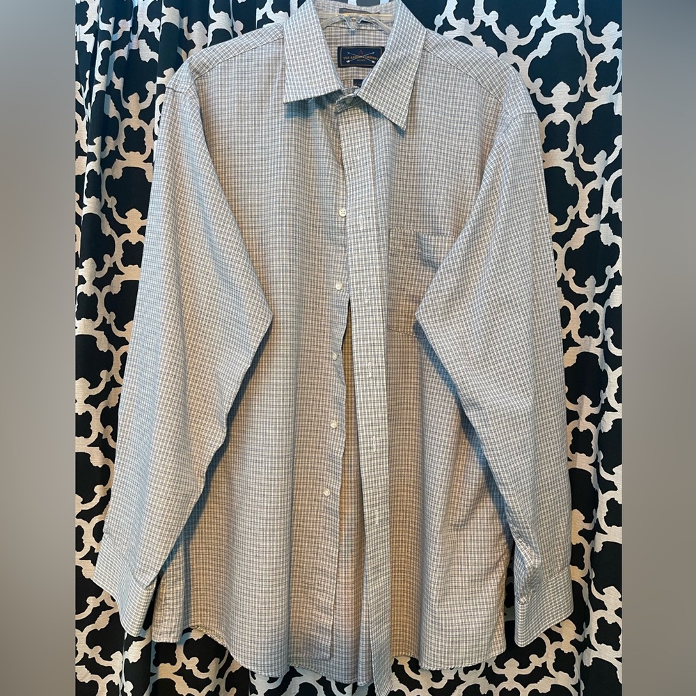Plaid men’s dress shirt